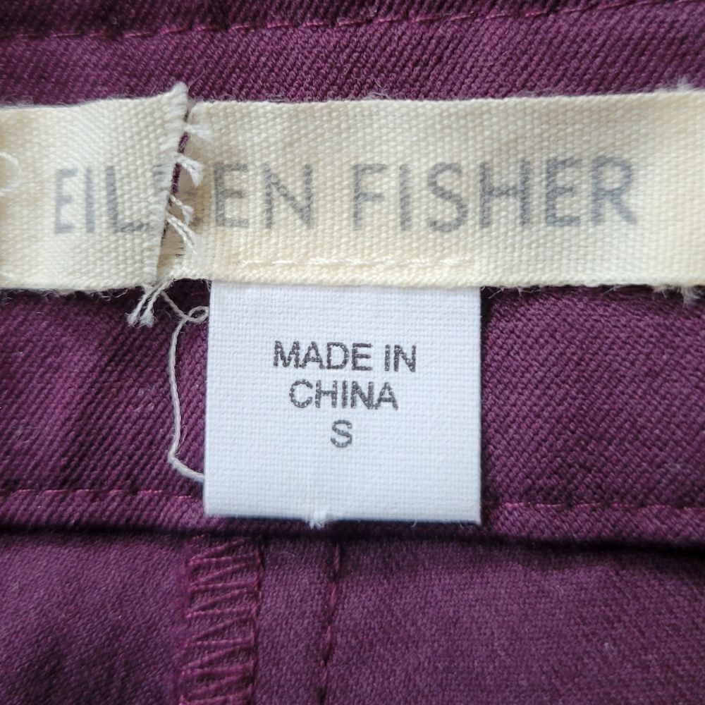 EIleen Fisher Purple Sample Trousers - Picture 8 of 8